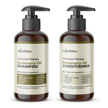Load image into Gallery viewer, Aquableu Advanced Therapy Anti-Thinning Rosemary Oil Shampoo & Conditioner Set - 16oz
