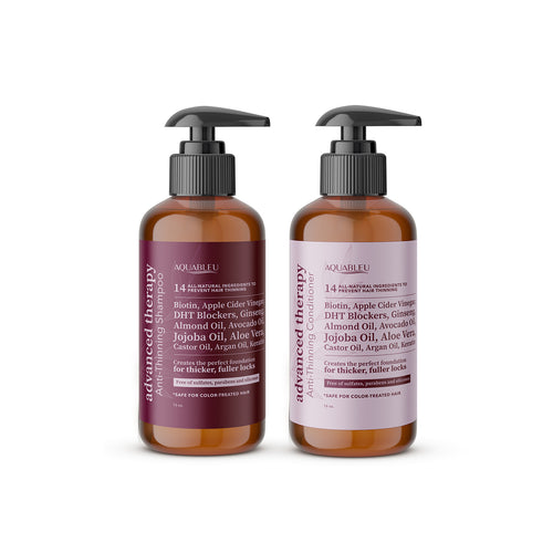 Anti-thinning Shampoo and Conditioner Set 16oz bottles front image