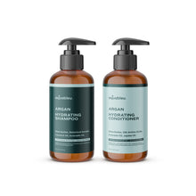 Load image into Gallery viewer, Argan Shampoo and Conditioner 16oz bottles
