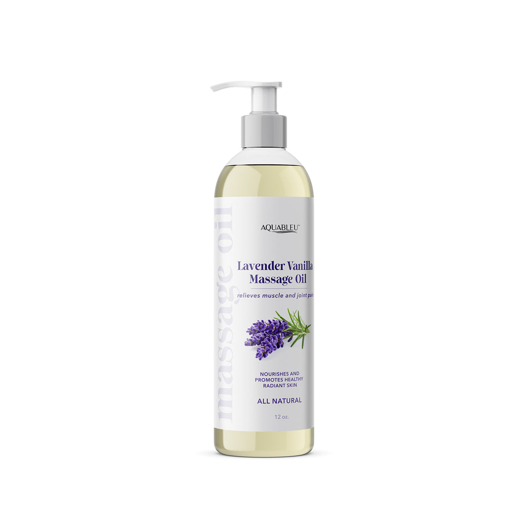 Lavender Massage Oil front image of bottle