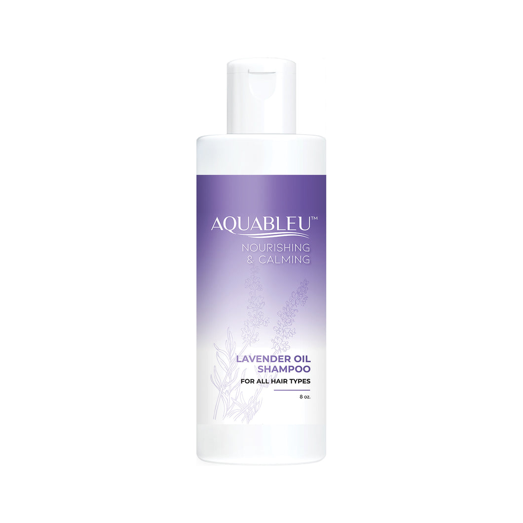 lavender shampoo 8oz bottle front image